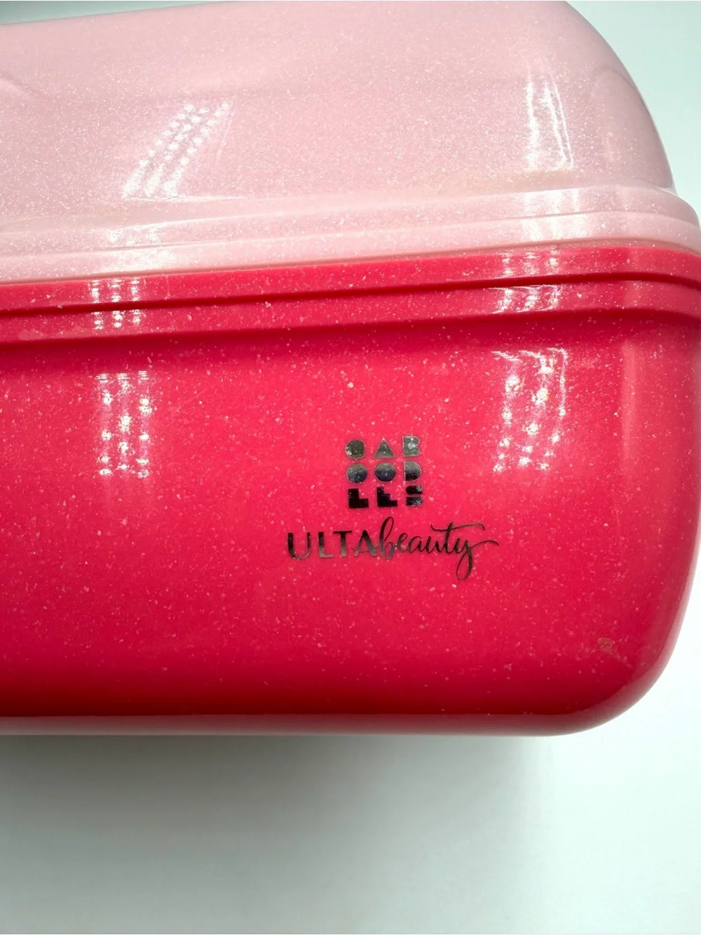 Ulta Beauty x Caboodles Pink Glitter Makeup Train Case Organizer
